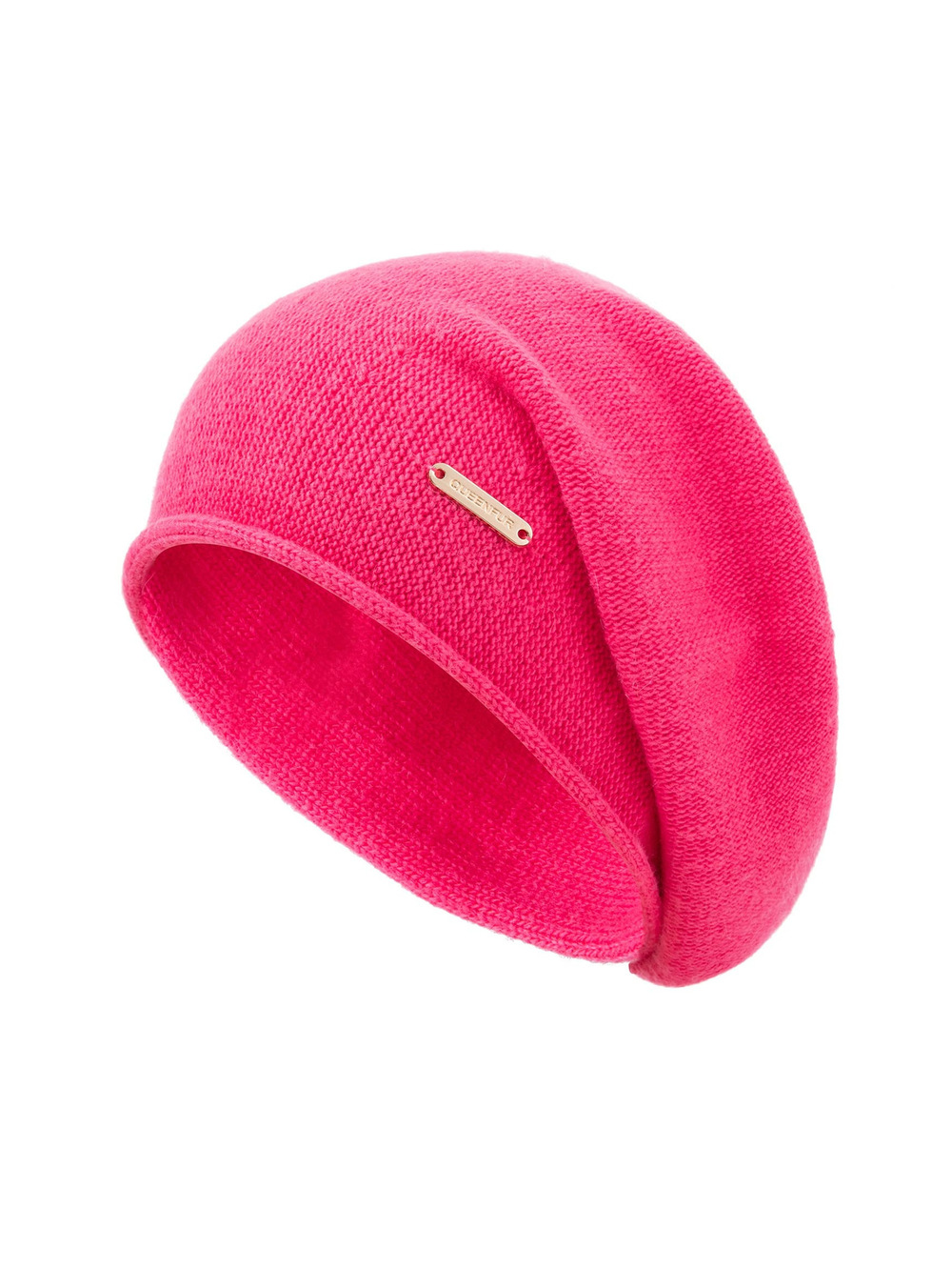 Knit Slouchy Beanie Hats for Women Cashmere Ski Cap Knitted | Rose Red | Size OS